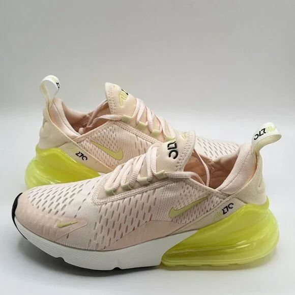 Women Nike Air Max 270 Guava Ice Life Lime Sail Black  AH6789-802 Size 7 No Box - Picture 8 of 10